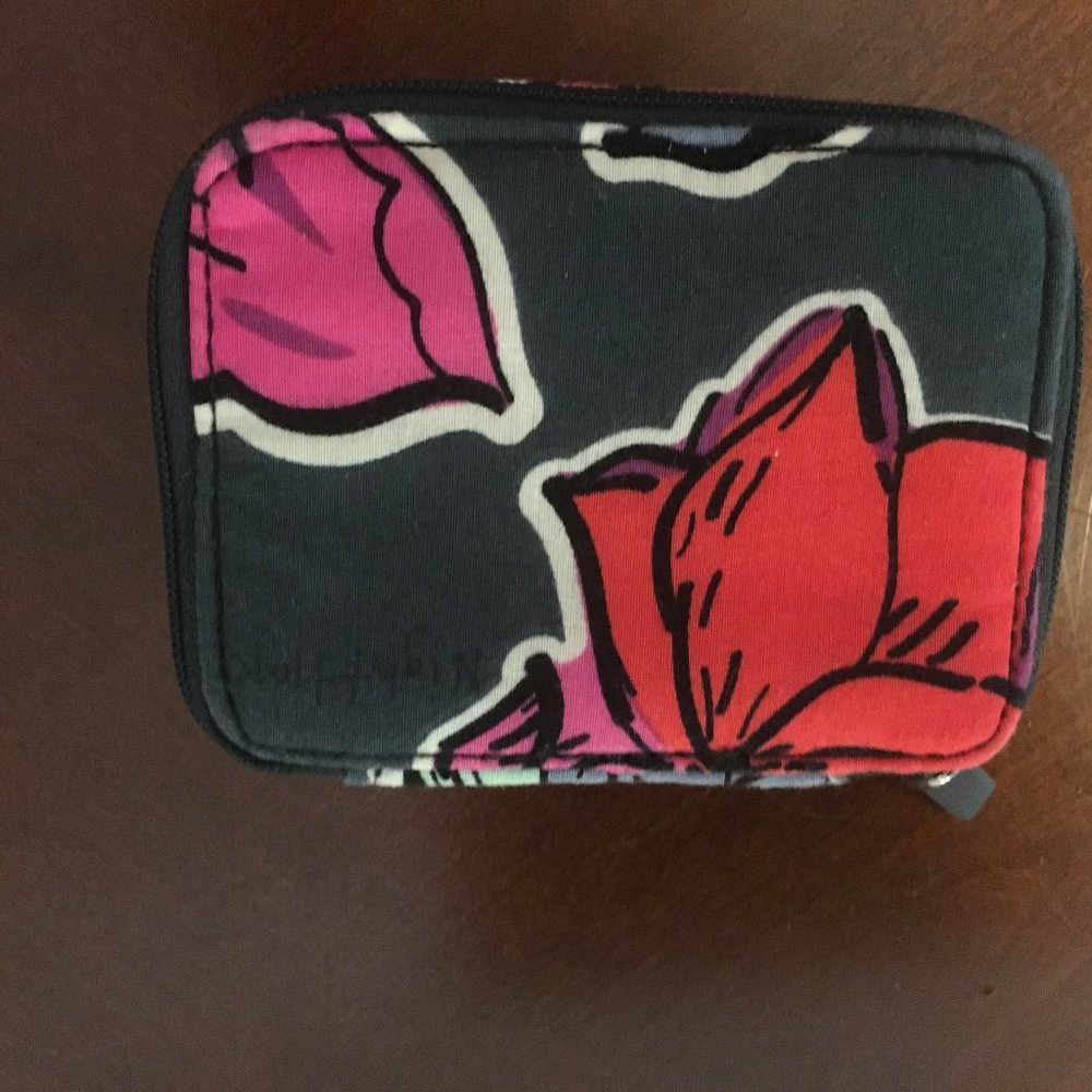 Vera Bradley Falling Flowers Pill Case